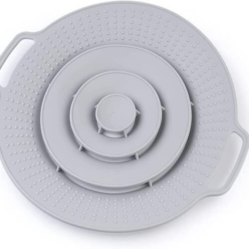 Pot Cover Spill Stopper Lid - Thicken Silicone Boil Over Spill Safeguard,FDA Food Grade Stopper Lid Cover for Pots And Pans, BPA-  Cover, Fits Openings 6" to 10" in Diameter